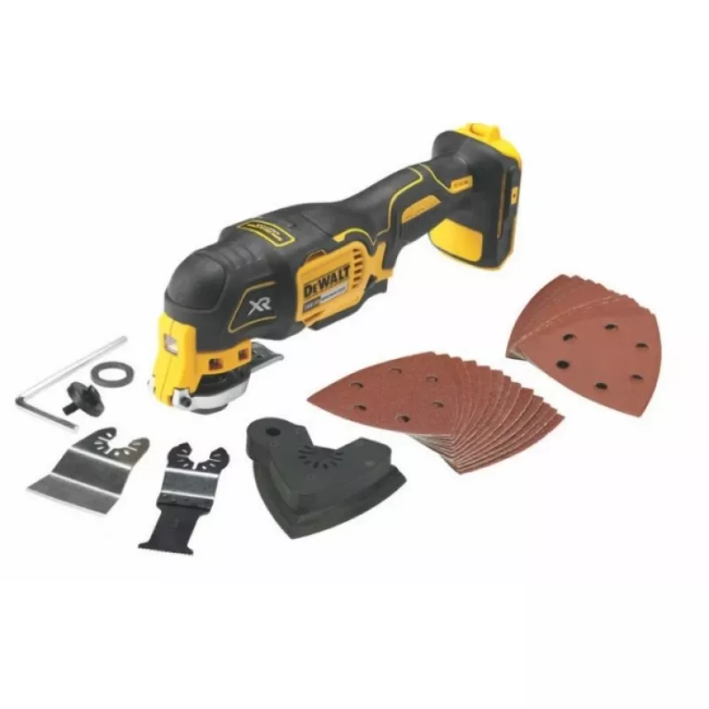 Brúska DeWALT DCS355N 18V akumulátorový multitool, šírka 31 cm, 20.000 OPM, 1,06 kg