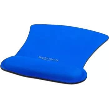 Delock ergonomická podložka pod myš s opierkou zápästia modrá 255 x 207 mm (12699)