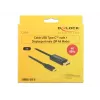 Delock Kábel USB Type-C konektor samec > DisplayPort konektor samec (DP Alt Mode) 4K 60 Hz 3m čierny