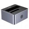 Dokovacia stanica Unitek 51642 pre 2,5 inch/3,5 inch SATA disky, USB-C 10 Gbit/s, 2 pozície, hliník