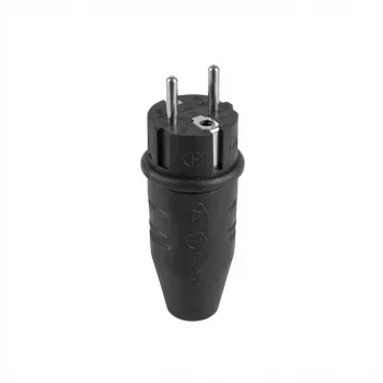 ABL Sursum ABL gumená SCHUKO vidlica 100000039 TPE čierna IP44 do 3x 2,5 mm (100000039)