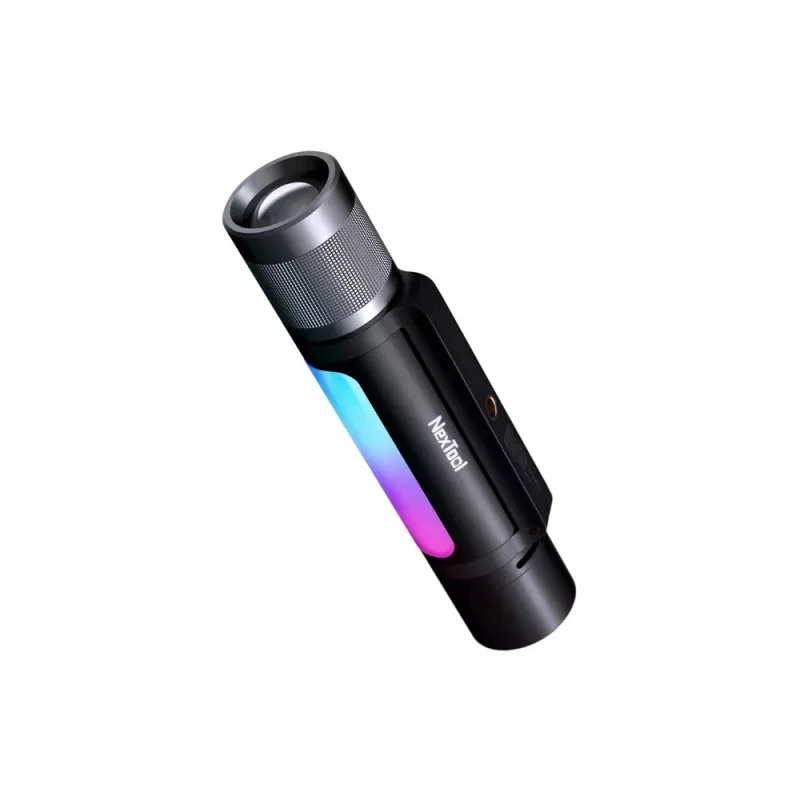 Baterka Nextool NE20161A 12-in-1 nabíjateľná LED 900 lm, 10 W, USB-C, 2600 mAh, hliník, 173 mm