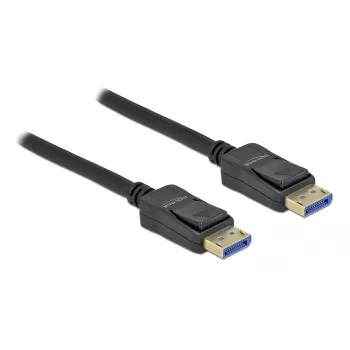 Delock - DisplayPort kábel - DisplayPort (M) na DisplayPort (M) - DisplayPort 2.0 - 3,0 m - podporuje 10K 60 Hz (10.240 x 4320) - čierny (80263)