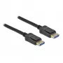 Delock - DisplayPort kábel - DisplayPort (M) na DisplayPort (M) - DisplayPort 2.0 - 3,0 m - podporuje 10K 60 Hz (10.240 x 4320) - čierny (80263)