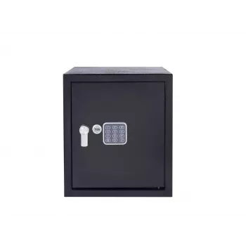 Kancelársky trezor Yale YSV/390/DB2 — 40 l oceľový trezor, čierny, kombinovaný zámok, montáž na podlahu/stenu