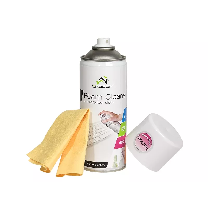 Tracer čistiaca pena 400ML + mikrovláknová utierka
