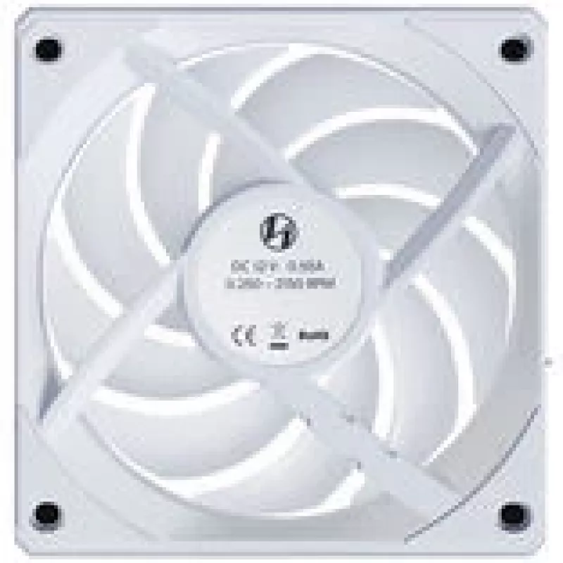 Skriňový ventilátor Lian Li UNI FAN CL Wireless Reverse 120mm biely