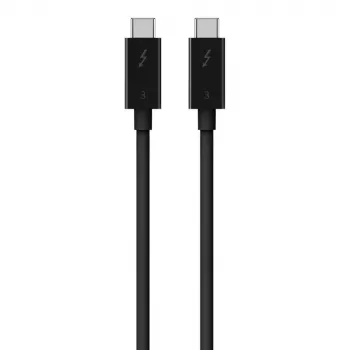 USB-C na USB-C kábel Belkin F2CD084bt0.8MBK 0,8 m 40 Gbit/s čierny