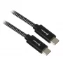 Sharkoon USB 3.2 Gen 2 kábel USB-C konektor samec> čierny/sivý 1 meter – kábel – digitálny/dátový