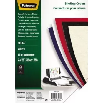 Fellowes FSC-certifikované - A4 (210 x 297 mm) - biela - 250 g/m² - 25 ks viazacia obálka (5373602)