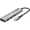 Goobay Slim 4-portový USB hub USB-C na/USB-A 5 Gbit/s - -Plug> 1x (76562)