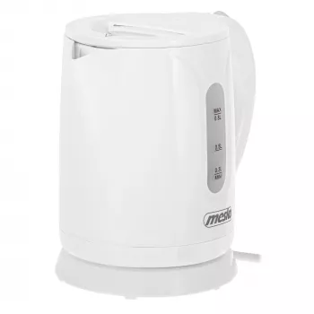 Mesko kanvica | MS 1376 | elektrická | 850 W | 0,8 L | plast | 360° otočná základňa | biela