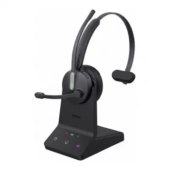 Bezdrôtový mono headset Yealink WH64 Pro Teams s Bluetooth a UC kompatibilitou, mikrofón s potlačením hluku