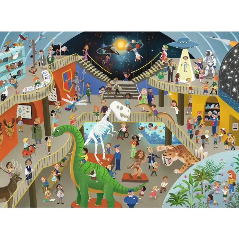 Detské puzzle – V Prírodovednom múzeu (200 dielikov)