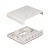 DeLOCK 67052 Keystone nástenné puzdro pre optické moduly, 6-port, biele