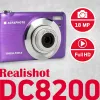 Agfa Photo DC8200 fialový + puzdro + SD karta 16 GB