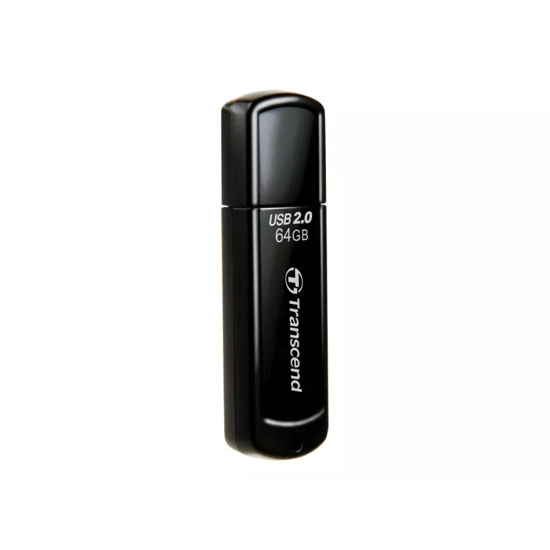 USB flash disk Transcend JetFlash 350 64GB, USB 2.0, čierny