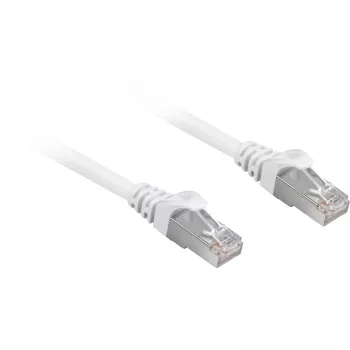 Sieťový kábel Sharkoon Cat.6a SFTP RJ-45 Cat6a 20 m biely