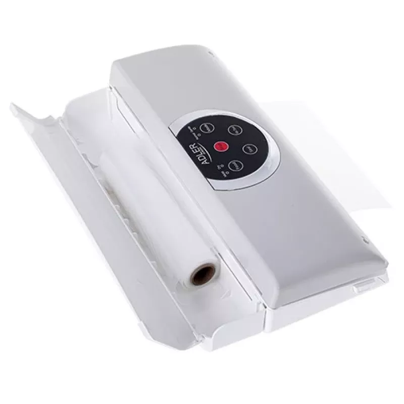 Vákuovačka Adler AD 4503, 130 W, vákuum -750 až -800 mbar, konektor Type-C, sivá/biela