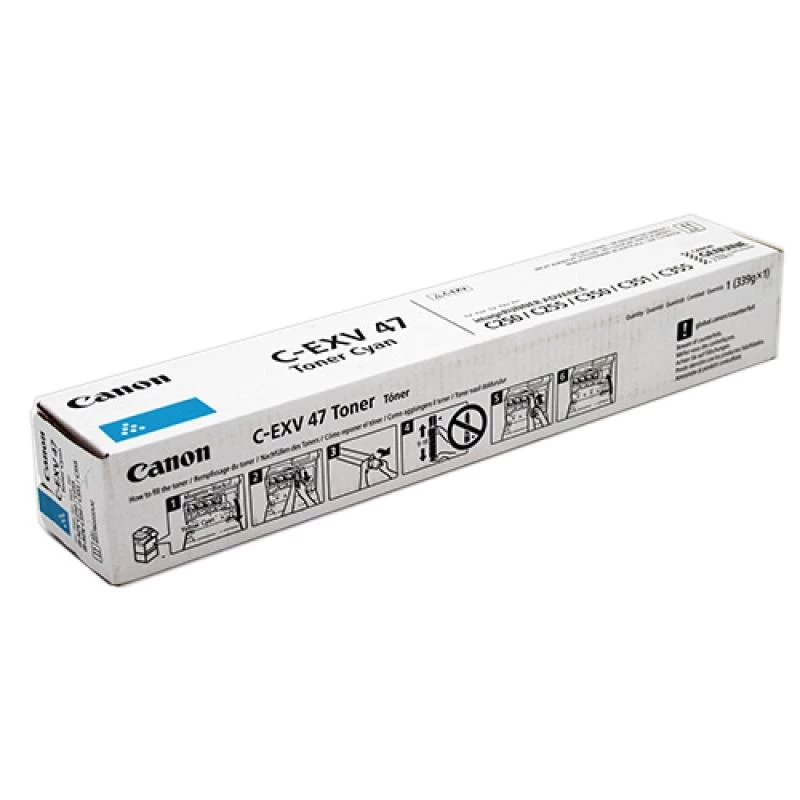 Canon C-EXV 47 tonerová kazeta 1 kus originál azúrová