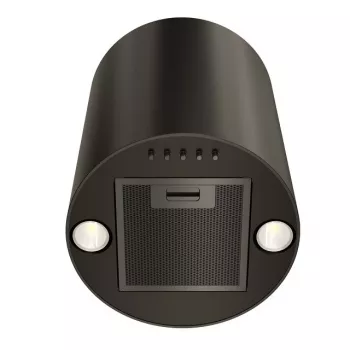 Digestor MAAN Elba Mini WPB 431, čierna oceľ, 120–300 m³/h, hladina hluku 55–61 dB, výška 400 mm, elektronické ovládanie s displejom a diaľkovým ovládačom