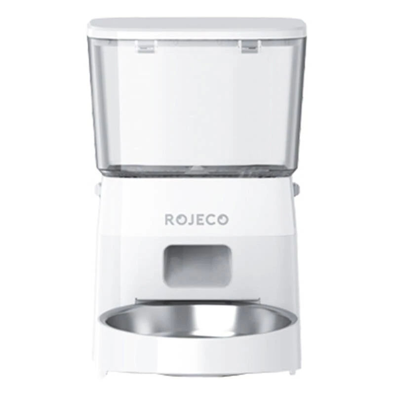 Rojeco 2L WiFi automatický dávkovač krmiva (biela)
