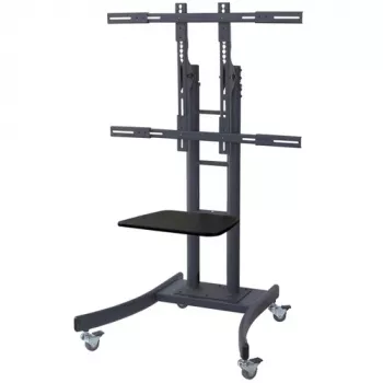 VALUE - vozík pre LCD/plazmovú obrazovku/DVD prehrávač - čierna - veľkosť obrazovky: 82 - 254 cm (32 - 100