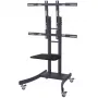 VALUE - vozík pre LCD/plazmovú obrazovku/DVD prehrávač - čierna - veľkosť obrazovky: 82 - 254 cm (32 - 100