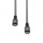 USB4 kábel ProXtend USB4-40G100W-0005 – 40 Gbit/s, 100 W, 0,05 m