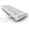 Sharkoon SGK25 75% QWERTZ USB káblová RGB LED klávesnica biela