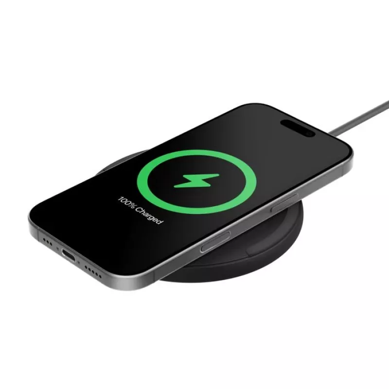 Bezdrôtová nabíjačka Belkin WIA012KQBK 15W s 20W napájacím zdrojom, čierna