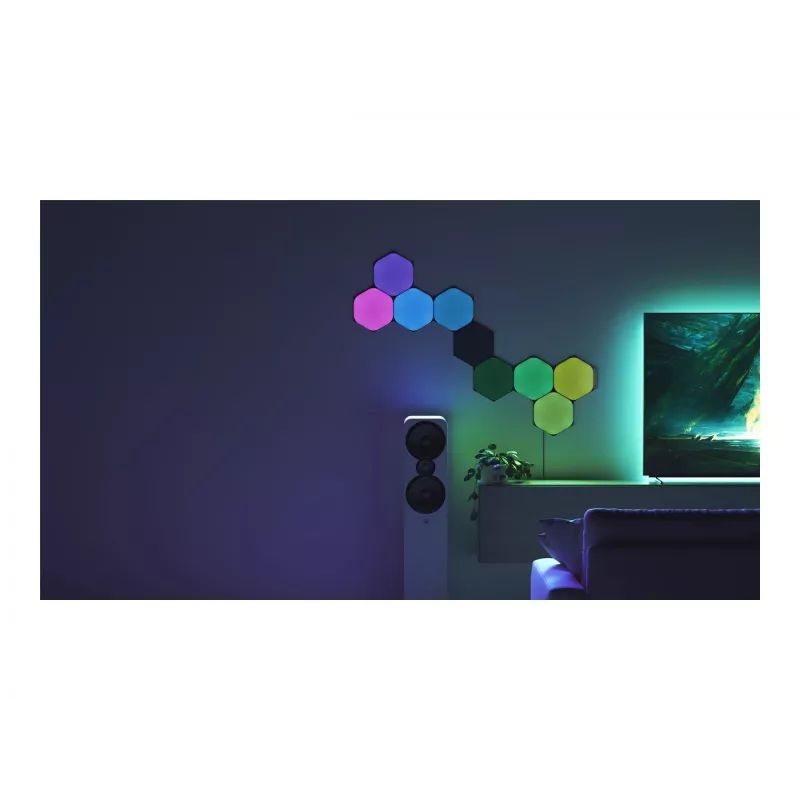 Smart nástenné svietidlo Nanoleaf NL42-0102HX-9PK