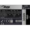 Akyga AK-S1-300 300 W SFX napájací zdroj, pasívne PFC, 80 mm ventilátor, čierna