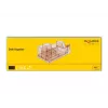 Organizér na stôl DeLOCK 18341 priehľadný hnedý plast 145x250x85mm