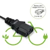 Nabíjačka QOLTEC 36V–42V 2A s 3-polovým konektorom samec C14-IEC pre batérie e-bike