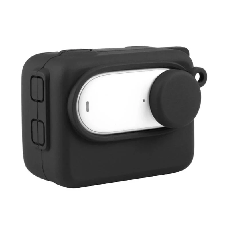 Ochranné puzdro zo silikónu Puluz pre Insta360 GO 3 s integrovaným krytom objektívu