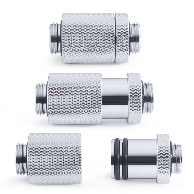 Alphacool ES D-Plug 25,5 mm G1/4 vonkajší závit na G1/4 vonkajší závit, chróm