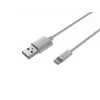 Natec Prati Lightning kábel (samec)->USB-A (samec) 2m MFi biely NKA-2149