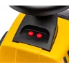 CAT Vozidlo traktor s prívesom žlté na sedenie