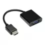 Adaptér HDMI na VGA, HDMI konektor samec na VGA konektor samica, 3,5 mm stereo konektor samica, čierny, Good Connections® (HDMI-AD21)