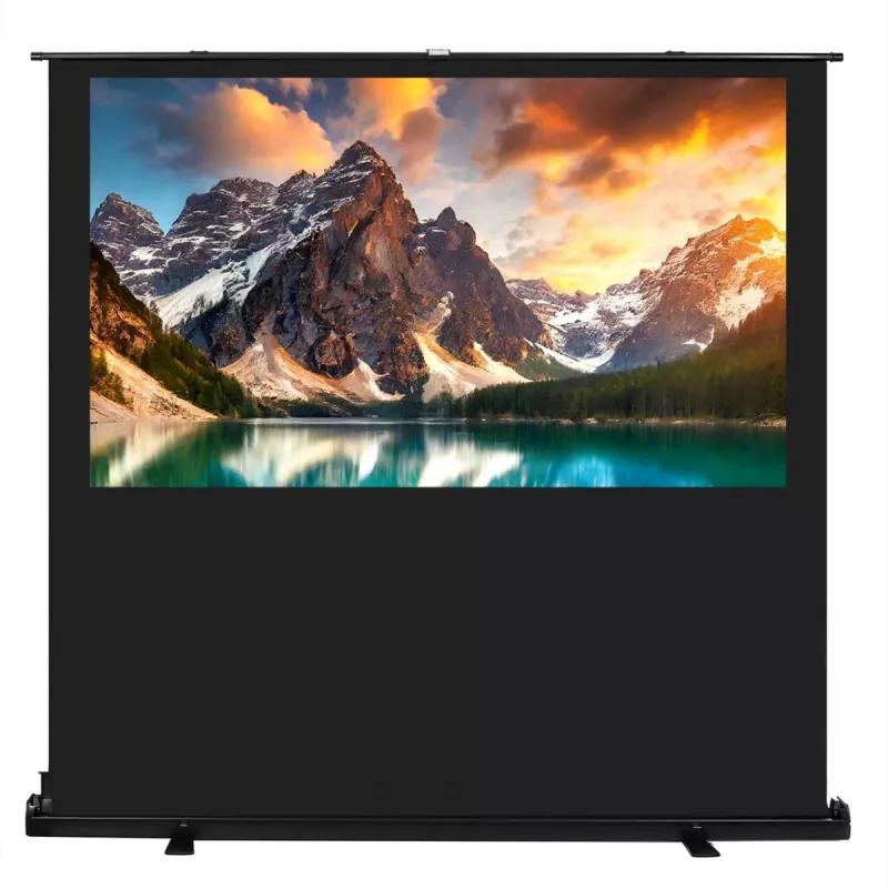 Maclean MC-212 prenosné projekčné plátno, kompaktné, stojan, 80 inch, 16:10