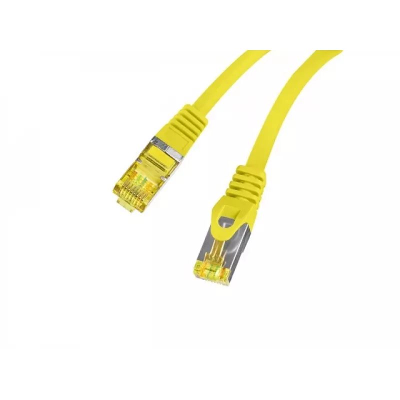 Sieťový kábel Lanberg PCF6A-10CU-0025-Y RJ-45 Cat6a 0,25 m žltý