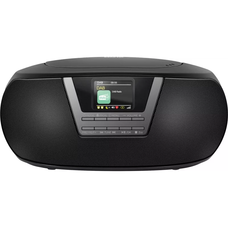 Sencor SPT 6200DB boombox CD/MP3 rádio, DAB+/FM, Bluetooth, USB, AUX, 3 W, čierny