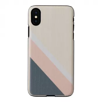 Puzdro na smartphone man and wood pre iPhone X/XS – Pink Suit čierna