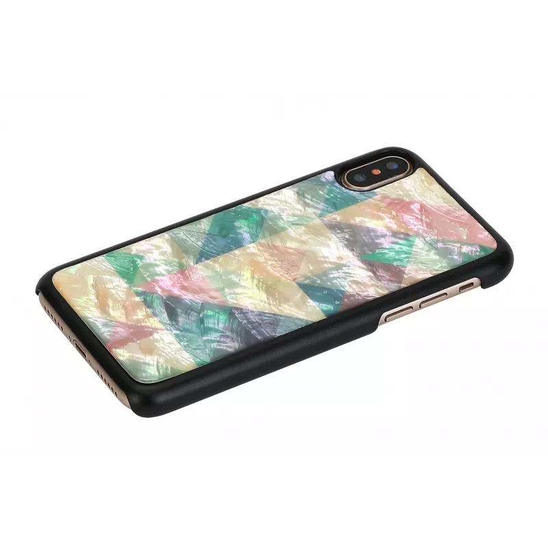 Puzdro na smartphone iKins pre iPhone XS / iPhone XS Mosaic čierne
