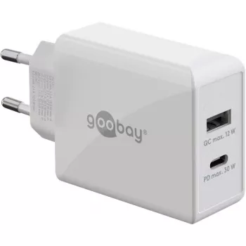 Goobay Dual USB-C™ PD (Power Delivery) rýchla nabíjačka (30 W) (61674)