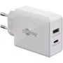 Goobay Dual USB-C™ PD (Power Delivery) rýchla nabíjačka (30 W) (61674)