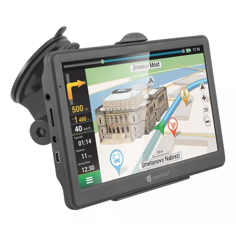 Navitel | GPS navigácia | MS700 | 800 x 480 pixelov | GPS (satelit) | mapy sú súčasťou