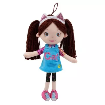 TULILO handrová bábika Zosia 35 cm — mäkká handrová hračka, výška 35 cm