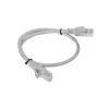 Sieťový kábel Lanberg PCU6-10CC-0050-S RJ-45 Cat6 0,5 m sivý